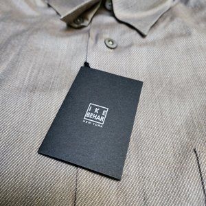 NEW FINE 100% COTTON IKE BEHAR BUTTON DOWN COLLAR  SHIRT